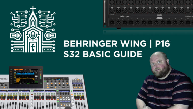 Step-by-Step Guide to Behringer Wing with S32 & P16 Monitoring