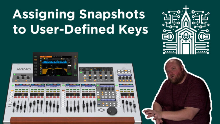 Quick Access on Behringer Wing: Assigning Snapshots to User-Defined Keys
