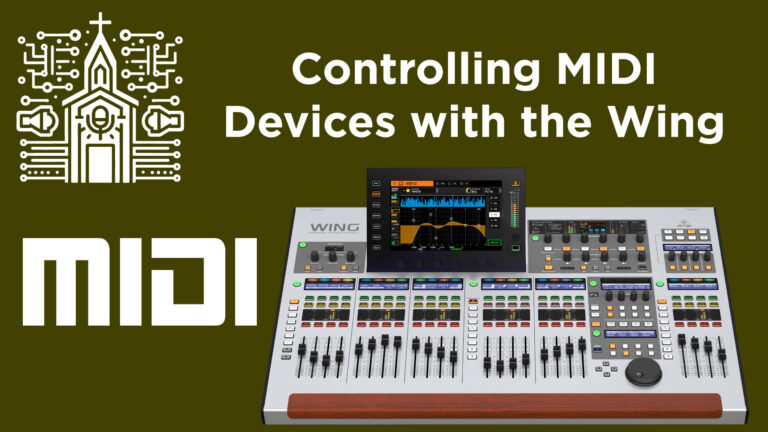 MIDI Magic: Controlling Lights and Visuals with the Behringer Wing