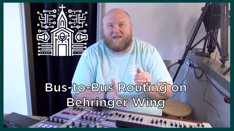 Sending Audio from One Bus to Another on the Behringer Wing: A Step-by-Step Guide