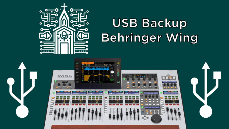 Backing Up Your Behringer Wing: A Step-by-Step Guide using USB