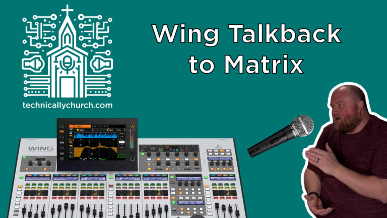 Behringer Wing Firmware 3.0: Unlock the Talkback to Matrix Feature!