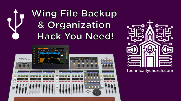 Behringer Wing File Backup & Organization Hack You Need!