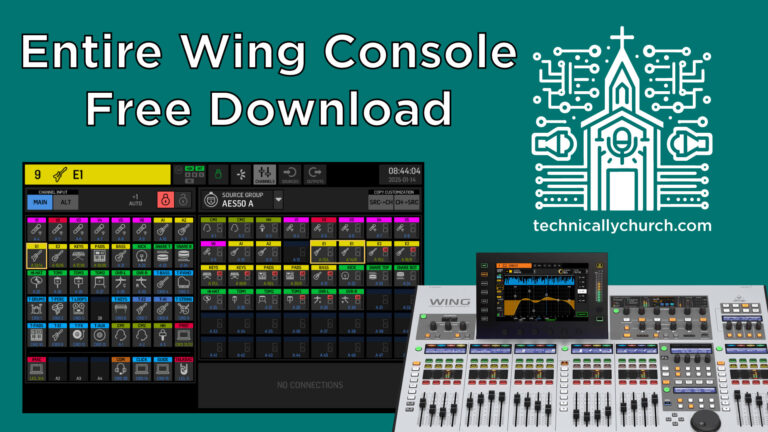 Entire Console File Download for Behringer Wing + Walk-Through