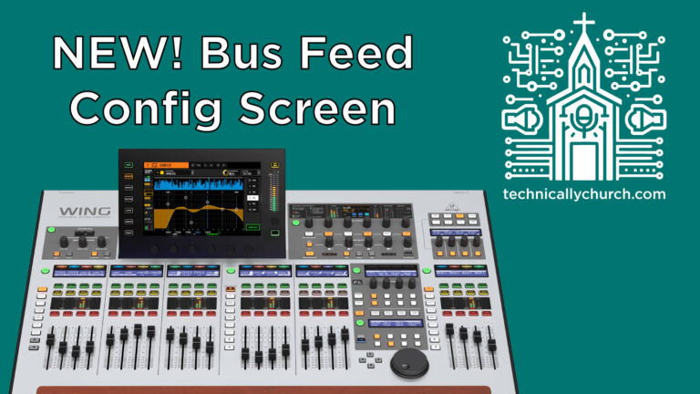 Behringer Wing Tips: Batch Channel Settings with the New Bus Feed Config Screen!