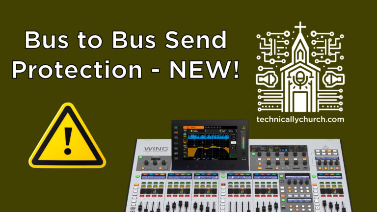 Behringer Wing Pro Tip: Bus-to-Bus Sends Update (Firmware 3.0.5)