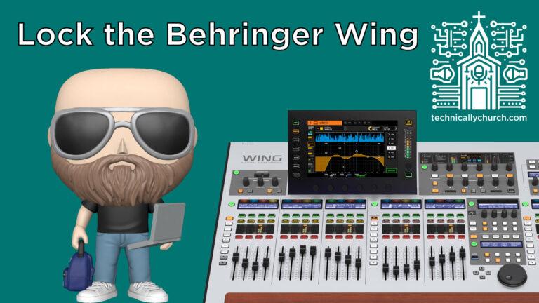 How to Lock Your Behringer Wing Console