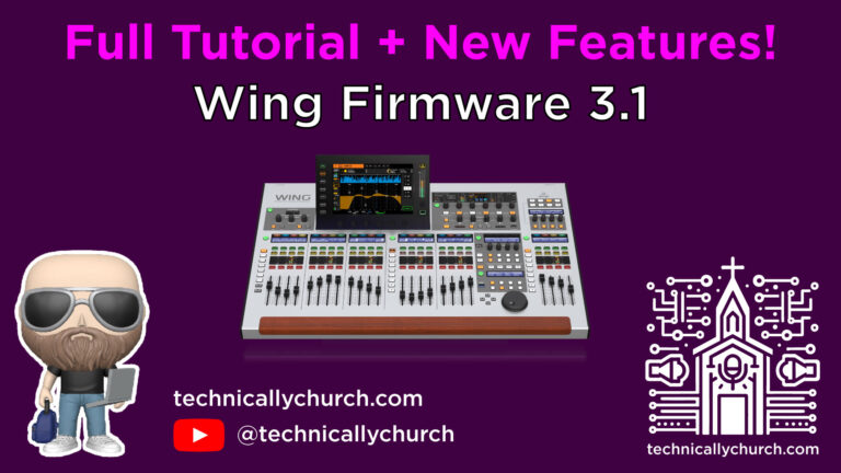 How to Upgrade the Behringer WING Firmware to Version 3.1 – A Complete Walkthrough + New Features