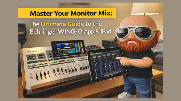 Master Your Monitor Mixes: A Step-by-Step Guide to Connecting the Behringer Wing with the Wing Q iPad App