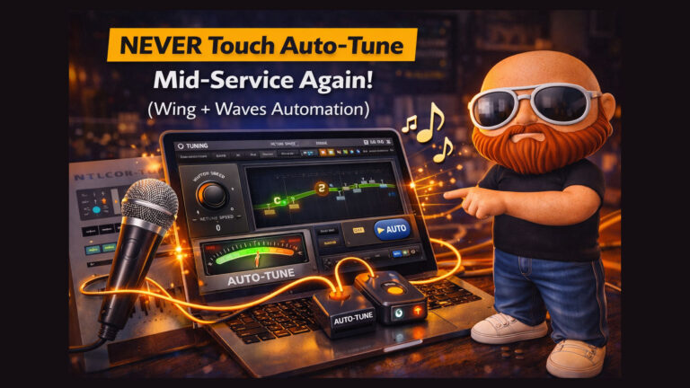 Automate Waves Auto-Tune Key Changes with the Behringer Wing and SuperRack Performer