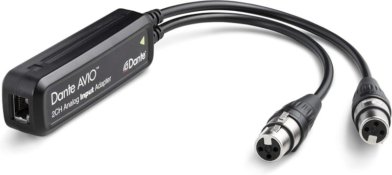 Audinate Dante AVIO analog input adapter