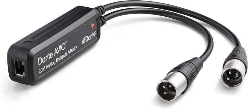 Audinate Dante AVIO analog output adapter