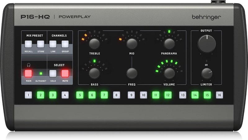 Behringer P16-HQ personal monitor mixer