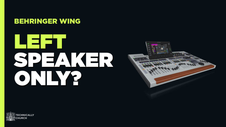 Behringer Wing Mono vs Stereo: Fix a Left-Only Channel