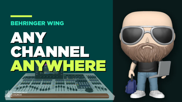 Behringer Wing: Add a Channel Without Re-Patching Everything