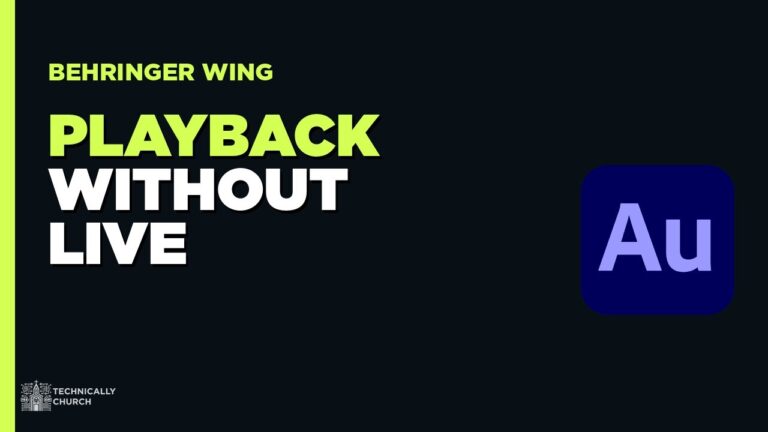 Multitrack Recording and Virtual Soundcheck on the Behringer Wing